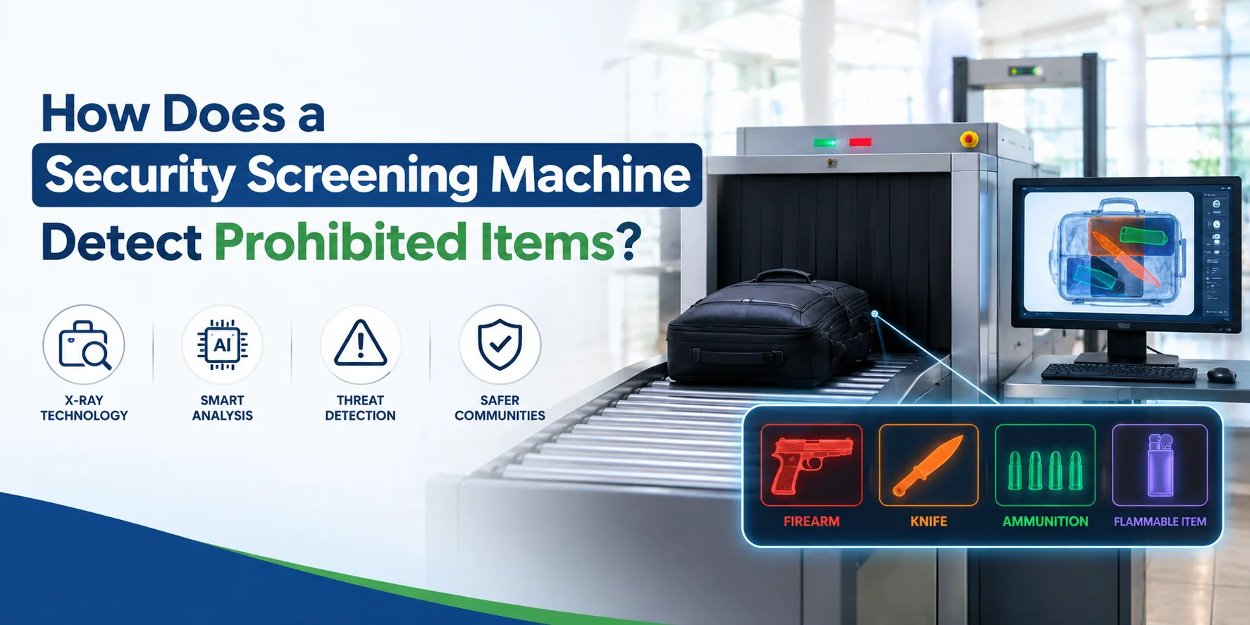 How Does a Security Screening Machine Detect Prohibited Items?